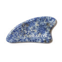 Gua Sha Crystal Contour Blue Sodalite